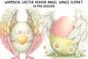 Whimsical Easter Heaven Angel Wings, an Illustration by Daily.Designs (Thumbnail 1 of 8)
