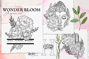 Wonder Bloom Graphic Set & Alphabet, a Decorative Illustration by CallMeStasia (Thumbnail 1 of 10)