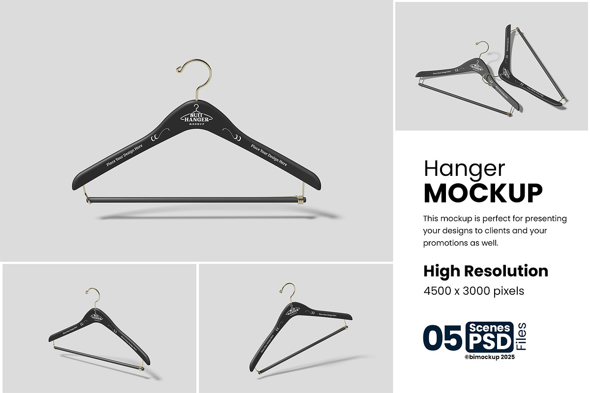 Hanger Mockup, a Product Mockup by bimockup (Photo 1 of 6)