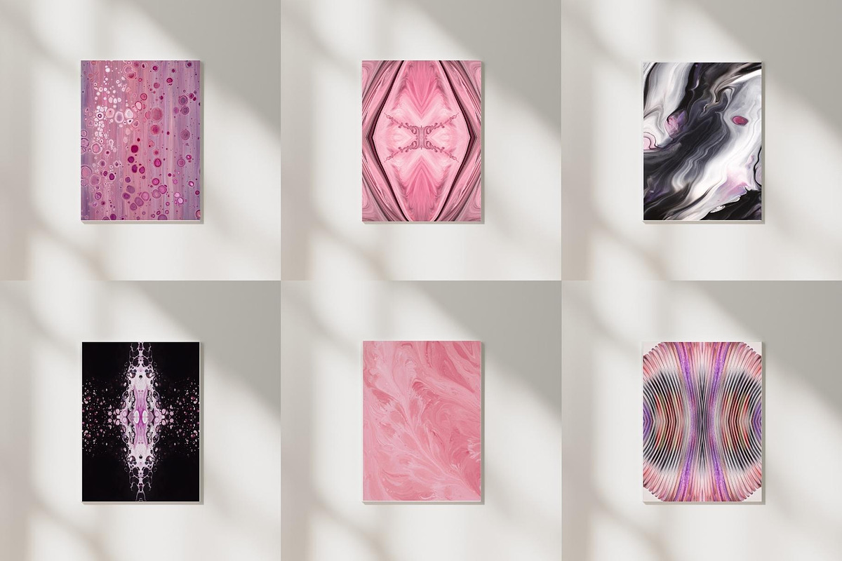 Photo Bundle of Abstract Paintings, a Wallpaper Photo by Susan Wilkinson (Photo 11 of 14)