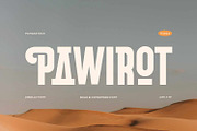Pawirot - Bold Condensed Font, a Sans Serif Font by Imoodev (Thumbnail 1 of 5)