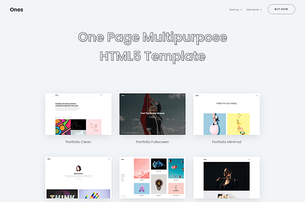 Ones - OnePage Multipurpose Template, a Bootstrap Template by FlaTheme