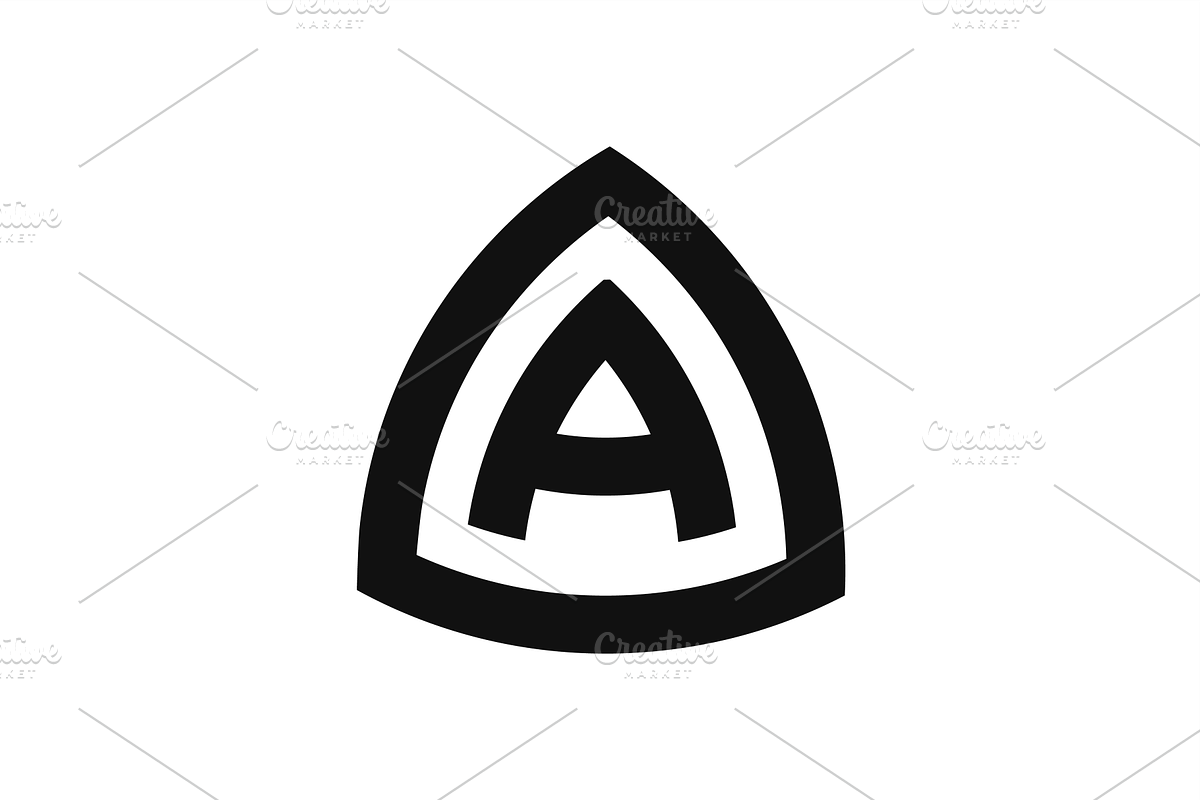 Letter A Shield Logo Template, a Branding & Logo Template by Advateik ™ (Photo 3 of 3)