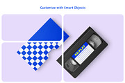 VHS Video Cassette Mockup Set, a Packaging Mockup by Country4k (Thumbnail 3 of 4)