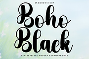 Boho Black, a Handwritten Font by InermediaSTUDIO (Thumbnail 1 of 8)