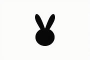 Cute Minimal Bunny Head Bundle, an Illustration by hafijul (Thumbnail 5 of 7)