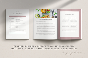 Meal Prep EBook And Workbook Canva