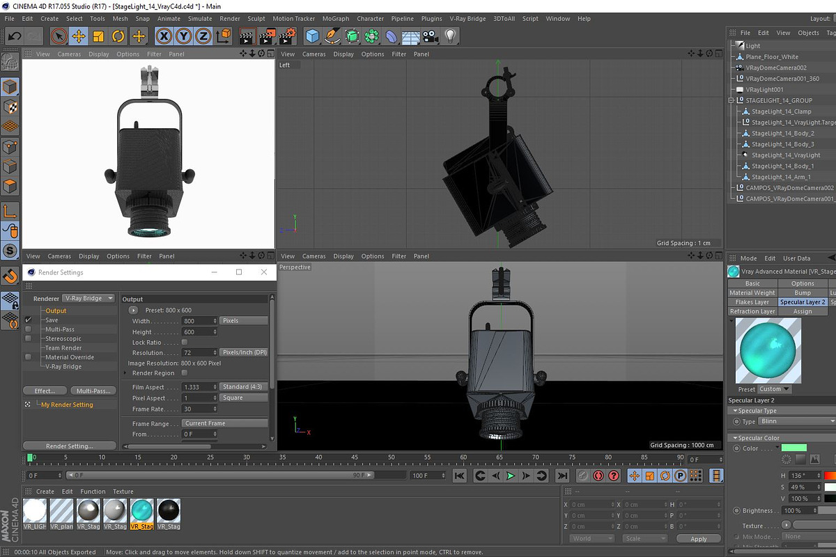 Stage Lighting Collection-14 PCS, an Object 3D Model by akerStudio (Photo 271 of 309)