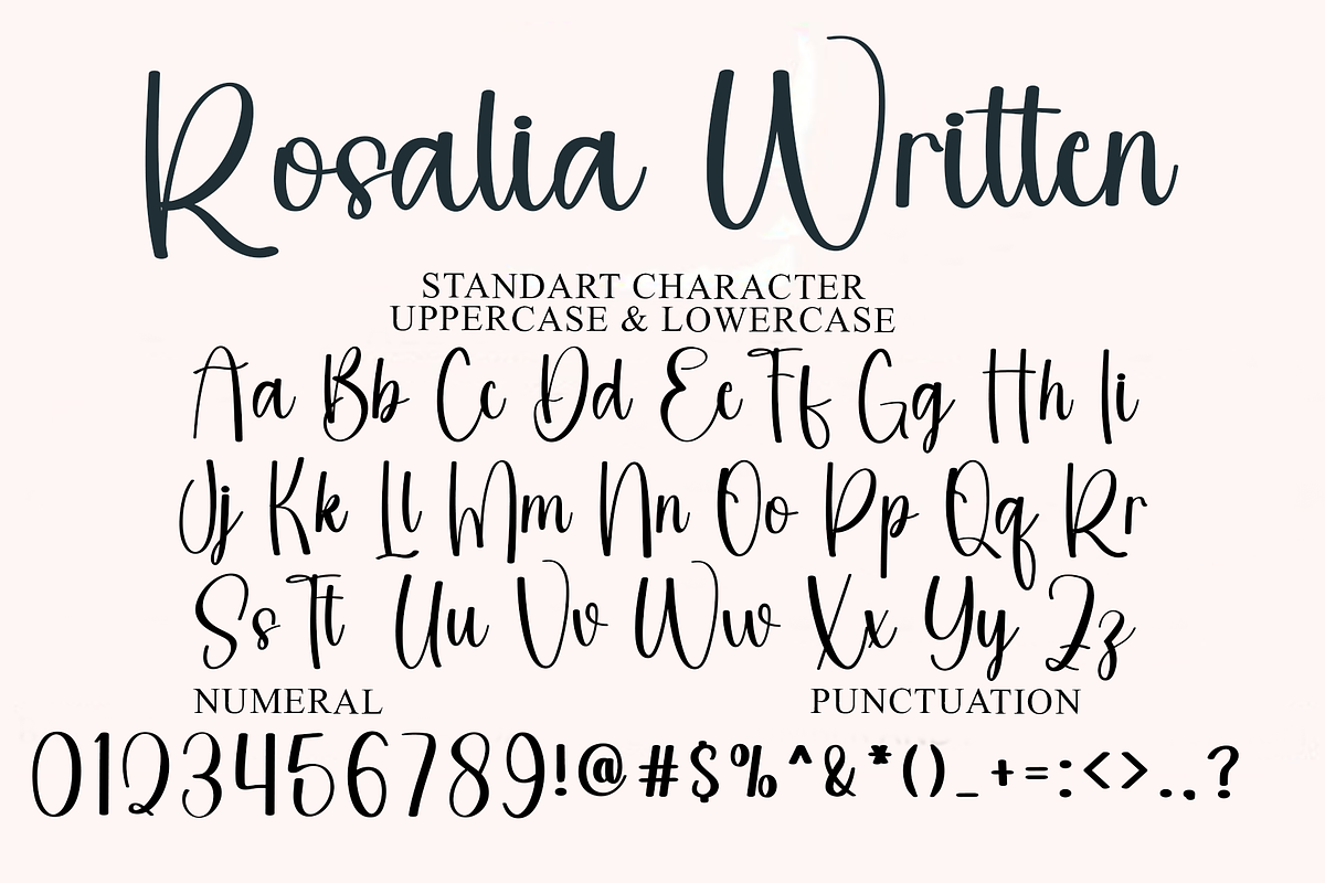 Rosalia Written, a Handwritten Font by InermediaSTUDIO (Photo 7 of 8)