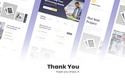 Printing Services Web Design, a Wireframe Template by INSPR STD (Thumbnail 6 of 6)
