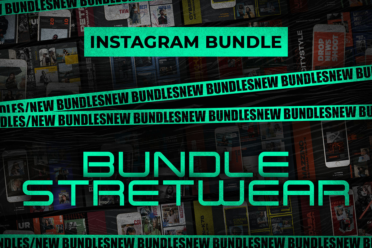 Bundle Streetwear Instagram Template, a Social Media Template by Azruca (Photo 1 of 26)