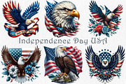 Independence Day USA Clipart, a Decorative Illustration by GalaDesign03 (Thumbnail 1 of 5)