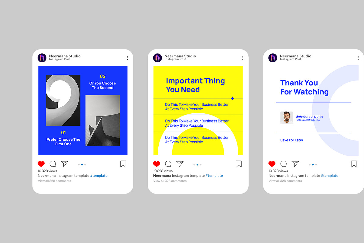 Business Marketing Instagram Post, a Social Media Template by Neermana (Photo 6 of 6)
