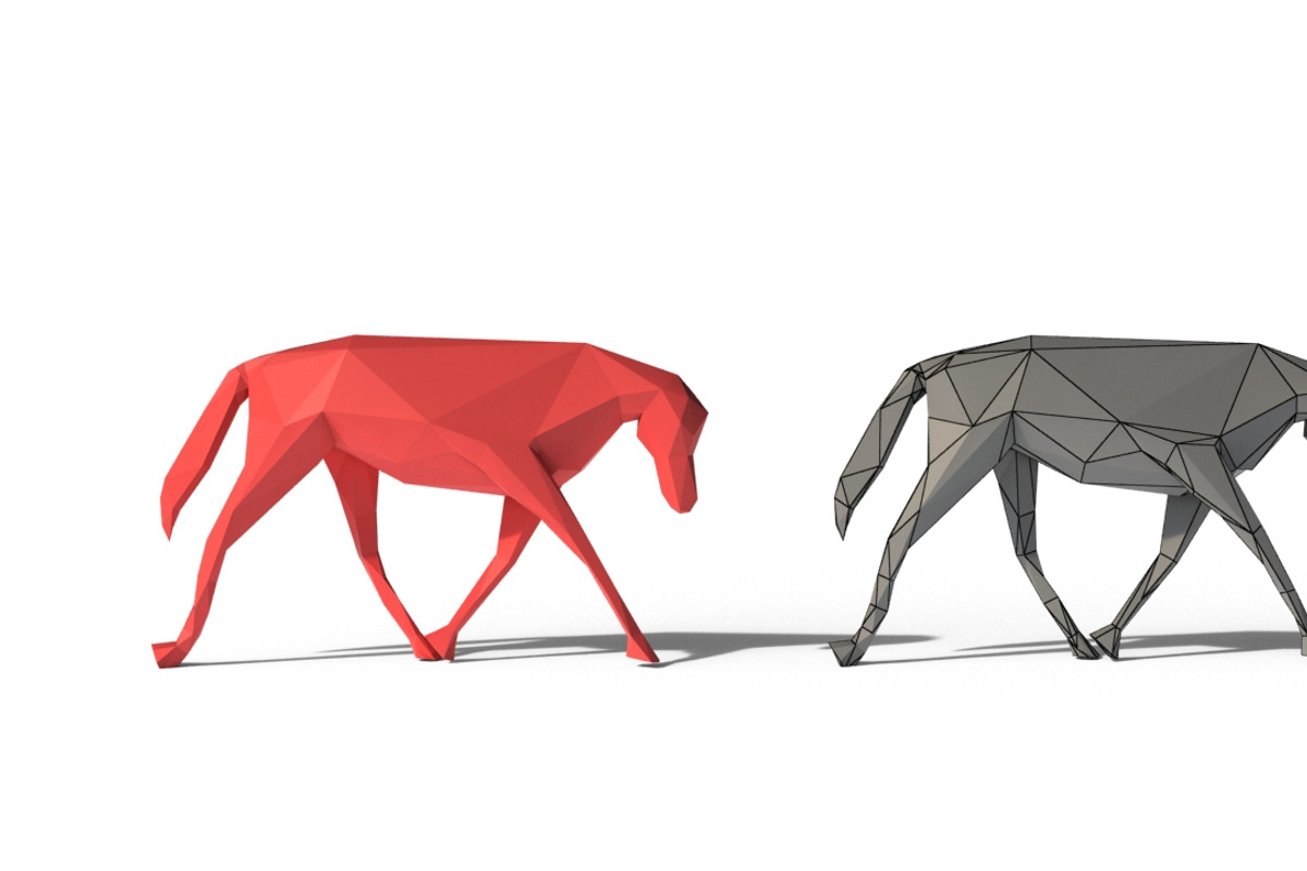 Low Poly Horses Pack, an Animal 3D Model by Tedi Permana (Photo 13 of 28)