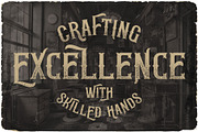 Craftman Vintage Label Font, a Serif Font by JumboDesign (Thumbnail 2 of 6)