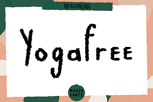 Yogafree Handmade Font