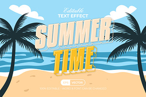 Summer Time Text Effect