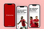 Sporty Snap - Football App UI Kit, an UI Kit Template by Digibulbo (Thumbnail 3 of 8)