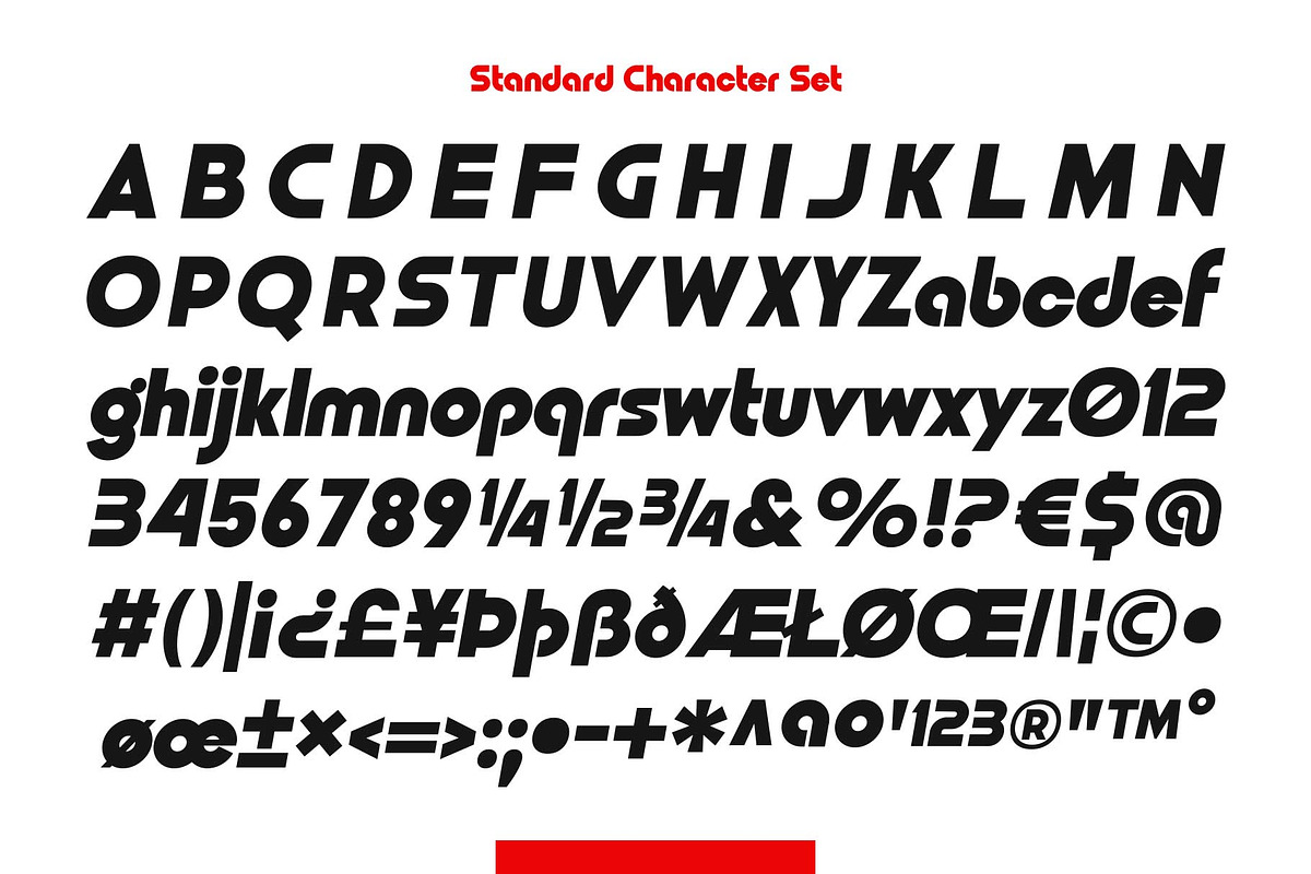 Mongule - Geometric Futuristic, a Sans Serif Font by Arterfak Project (Photo 10 of 13)