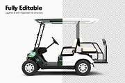 Golf Cart Mockup 1, a Product Mockup by Mockupix (Thumbnail 2 of 11)