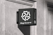 Signboard Square Mock-up, an Advertising Mockup by zippypixelstudio (Thumbnail 2 of 15)