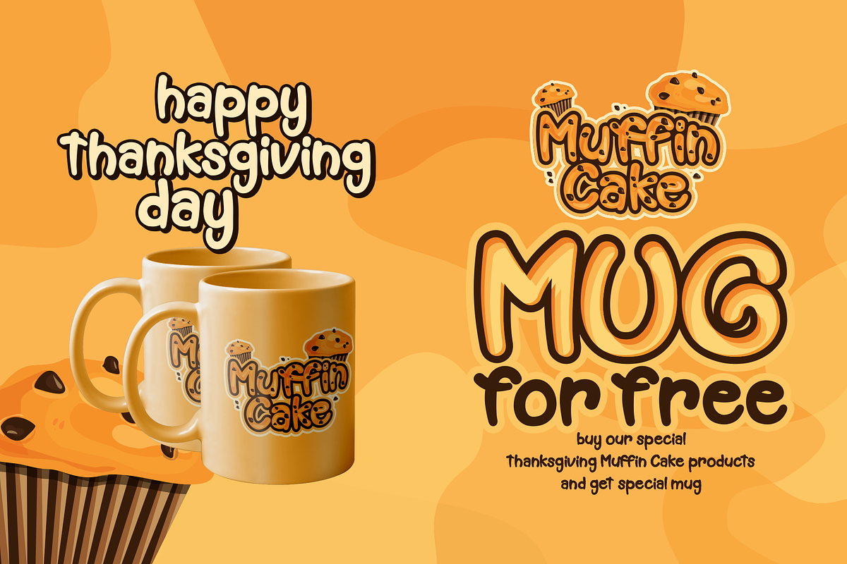 Muffin Cake | Delicious Fonts, a Font by RT Studio (Photo 3 of 7)