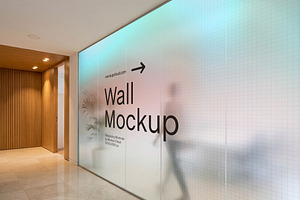 Glass Wall Mockup