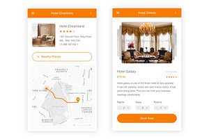 Hotel Booking UI Kit Figma