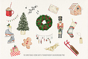 Classic Christmas Graphic Set, an Illustration by Ink + Eye (Thumbnail 2 of 6)