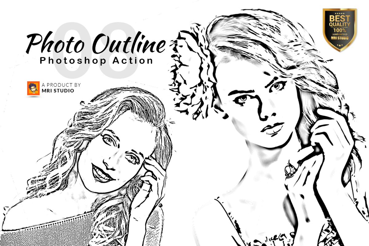 Photo Outline Action, an Action Add-On by MRI STUDIO (Photo 1 of 12)