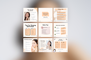 50 Skincare Instagram Templates, a Social Media Template by Adored Templates (Thumbnail 2 of 10)