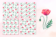 Watercolor poppies, an Illustration by TaityG (Thumbnail 5 of 7)