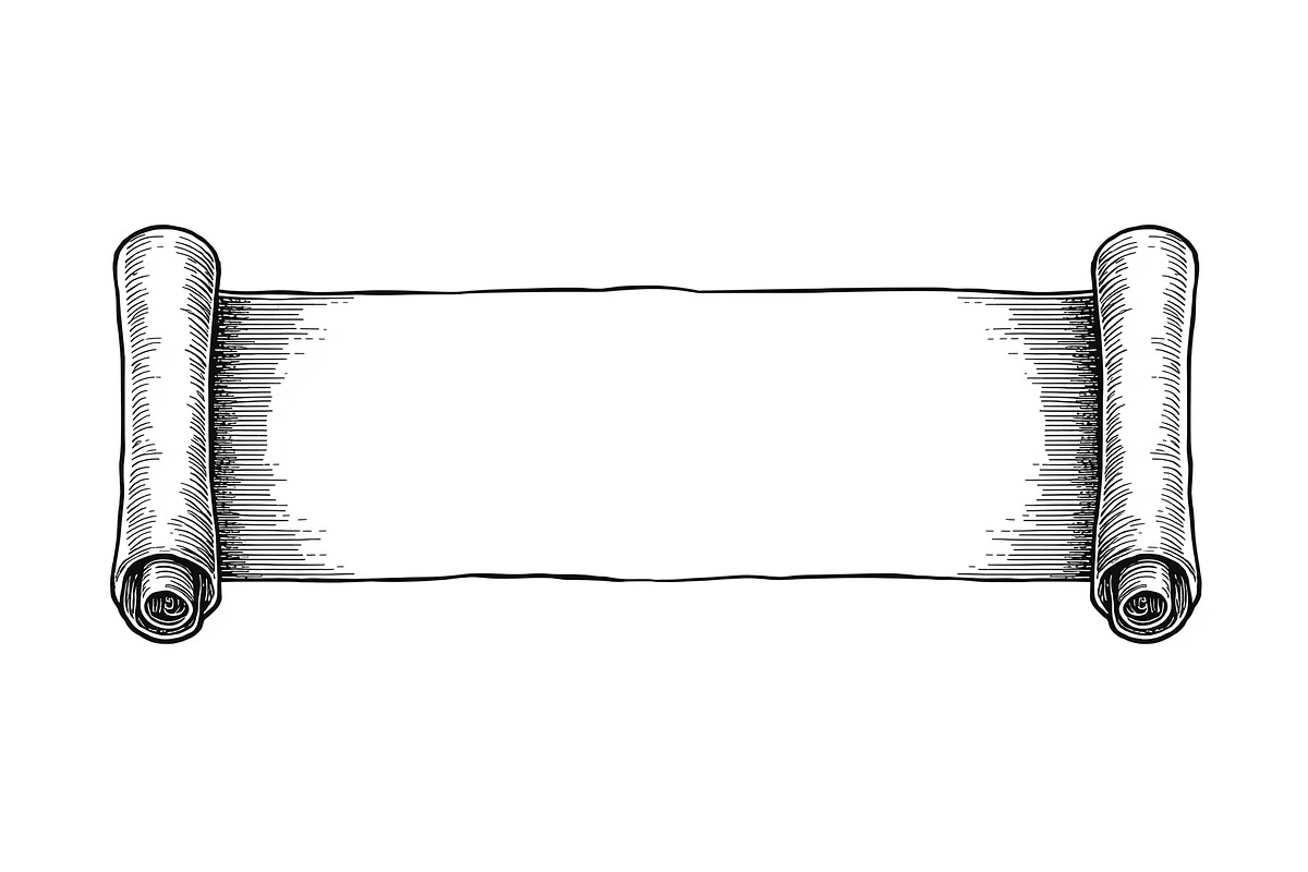 Antique Scroll and Ribbon Graphics, an Illustration by musafir_fashion (Photo 11 of 11)