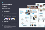 Business website template HTML, a HTML Template by App Innovation (Thumbnail 2 of 7)