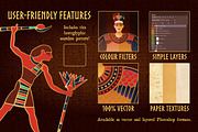 Egyptian Backgrounds and Frames, an Education Illustration by Wingsart Studio (Thumbnail 3 of 5)
