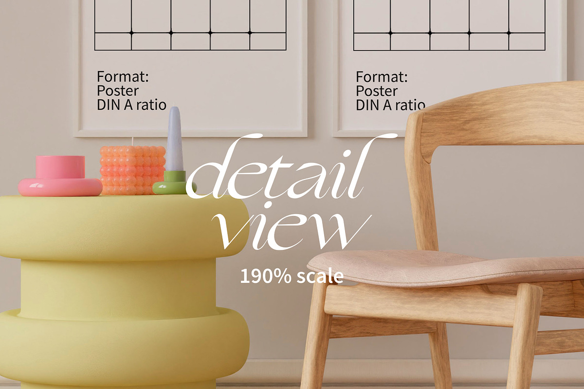 Frame Mockup Set FLORINE, an Advertising Mockup by Bonumo (Photo 9 of 13)