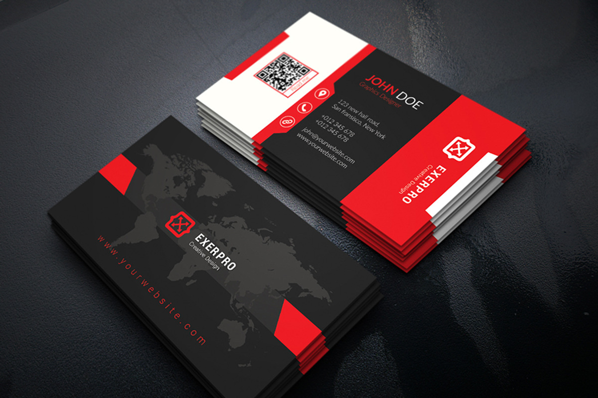 Corporate Business Card Template, a Business Card Template by Shapnochura Design Studio (Photo 3 of 4)