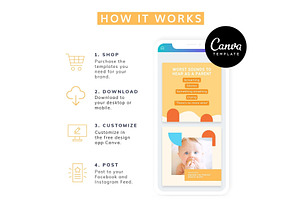 Kids Instagram Feed Canva Templates