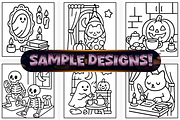 Bold Easy Spooky Corner Pages Bundle, a Seasonal Illustration by Craftsbeefy (Thumbnail 3 of 4)