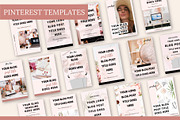 Pinterest + Canva Social Media pack, a Templates & Theme by Wellies and Lemonade (Thumbnail 2 of 8)