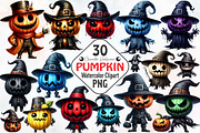 Creepy Character Halloween Pumpkin P, an Illustration by RobertsArt (Thumbnail 1 of 7)