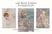 Soft Floral Texture Backgrounds, a Background Graphic by youtoview (Thumbnail 2 of 19)