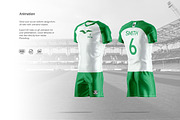 Soccer Uniform Animated Mockup, an Apparel Mockup by rebrandy (Thumbnail 5 of 17)