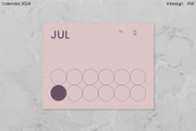 Minimalist Calendar 2024 (InDesign), an Object Graphic by Kessens (Thumbnail 16 of 28)