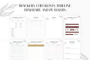 Printable Wedding Planner