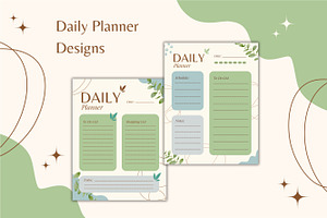 20 Planner Canva Template Set