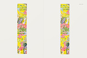 25x140cm Chiffon Silk Scarf Mockup, a Mask Mockup by creatsy5 (Thumbnail 3 of 7)