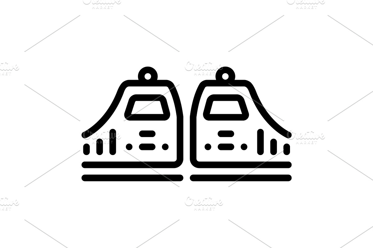 Trains metro black icon, an Outline Icon by Creative priyanka