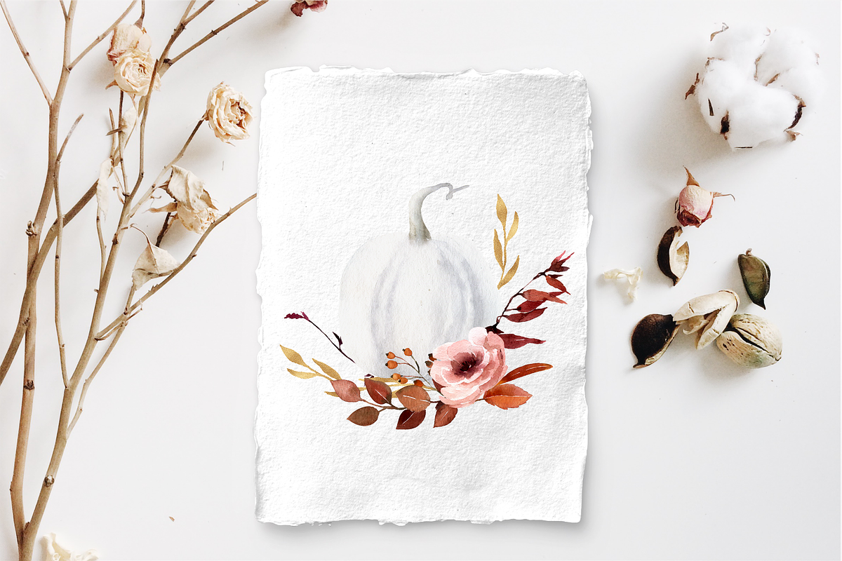 Hello autumn - watercolor collection, a Seasonal Illustration by Youksy (Photo 8 of 17)