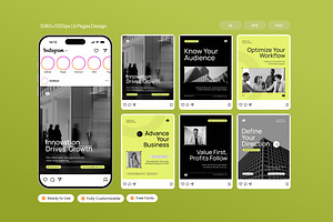 Modern Business Strategy - Instagram, a Social Media Template by Izdihaar_Studio